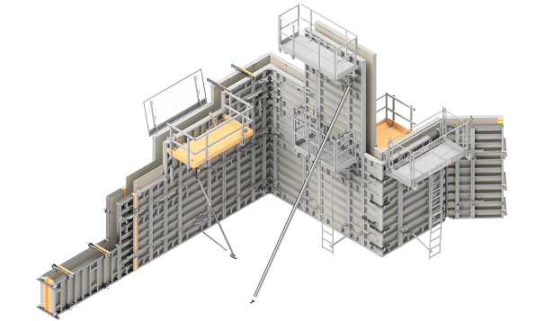 More cost-efficient than ever: The Manto G3 wall formwork system